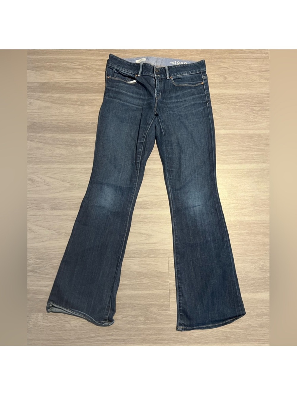 Gap Perfect Boot Cut Jeans Women’s Size 28/6 Regular Dark Wash Denim